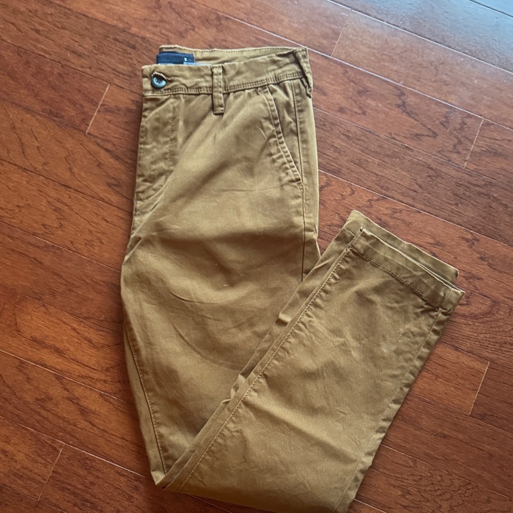 Aeropostale Men's Stretch Chinos in Brown-Tan 30x30